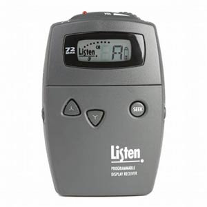LR-500-216 - Listen Technologies - 216 MHz Portable Programmable FM Display Receiver - FM Receiver