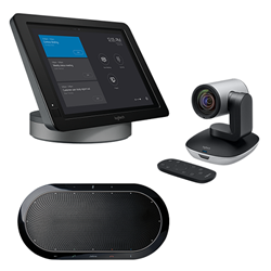 Skype Meeting Room Kit for Medium Room - Includes Logitech Smartdock, PTZ Pro Camera and Jabra Speak 810