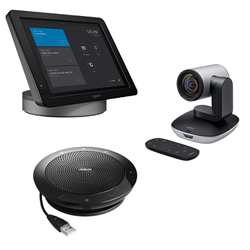 Skype Meeting Room Kit for Medium Room - Includes Logitech Smartdock, PTZ Pro Camera and Jabra Speak 510