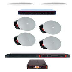 Biamp / Shure Ceiling Audio Bundle for Large Rooms