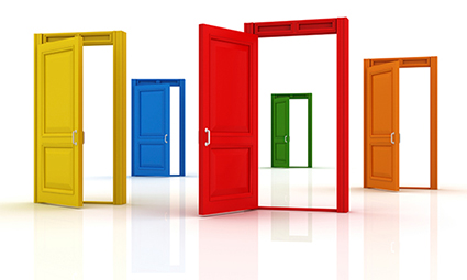 UC Portal Doors Graphic